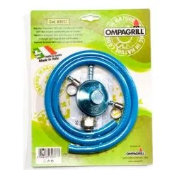Regolatore pressione gas set con tubo per GPL ( 1/2"F ) R3037 - immagine 1