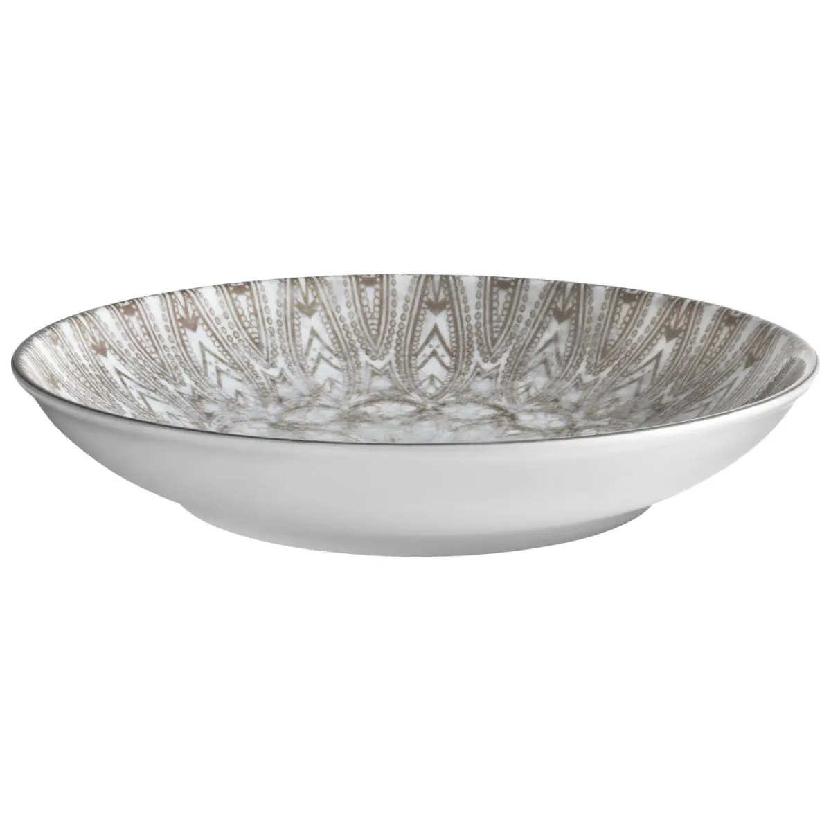 6x VEGA Piatto Kalaya fondo; 1000 ml, 26x5 cm (ØxH); tortora; rotonda; 6 pz. / Pacco - immagine 1