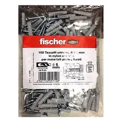 Set tasselli plastica con vite (5mm) Kit 100 ( 100 pz) 536928 - immagine 1