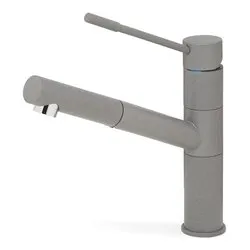 Miscelatore lavello doccetta estraibile RENO Alluminio satinato MMKREN79 - immagine 1