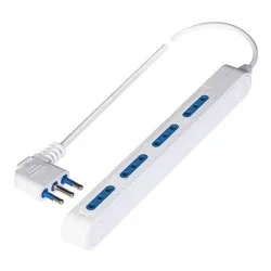 Multipresa tavolo 4P 10/16A Bianco PP2522R - immagine 1