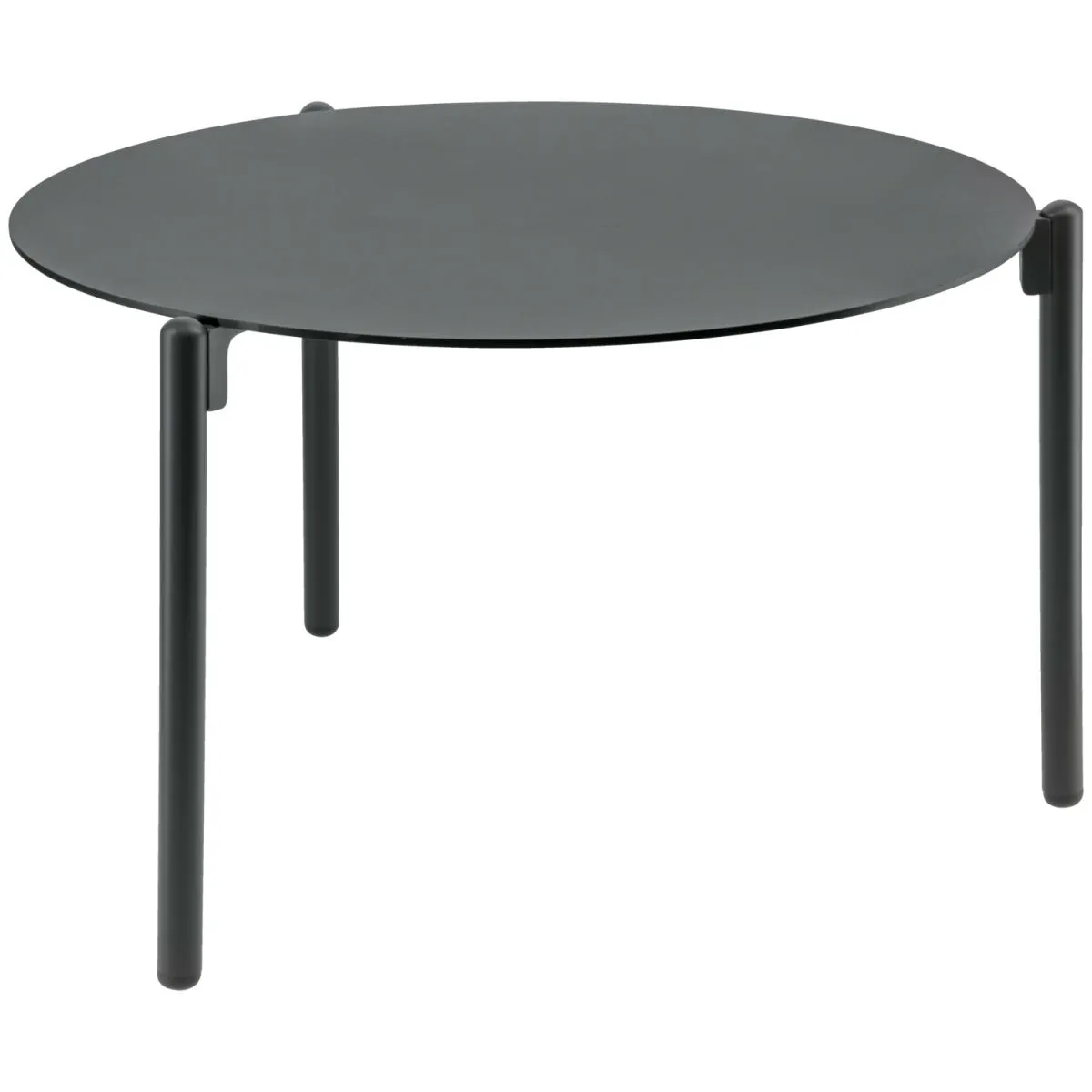 VEGA Tavolino da esterno Naira piccolo; 65x28.5 cm (ØxH); Piano tavolo antracite, struttura antracite; rotonda - immagine 1