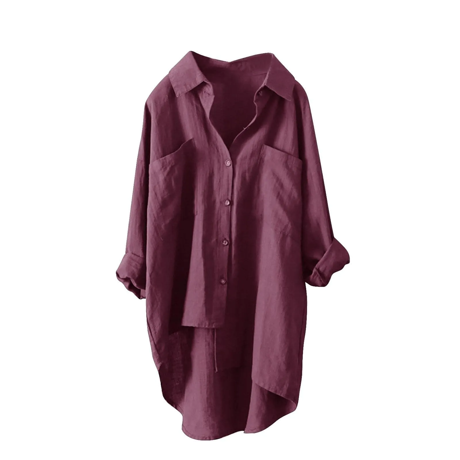 Pois Bianco Nero Day Prime Maglietta Maniche Tre Quarti Camicia Africana Donna Urban Classics Camicia Donna Body Donna Manica Lunga Nero Camicia Donna Rosa Chiaro Camicia+Rossa+Donna Day Prime - immagine 1