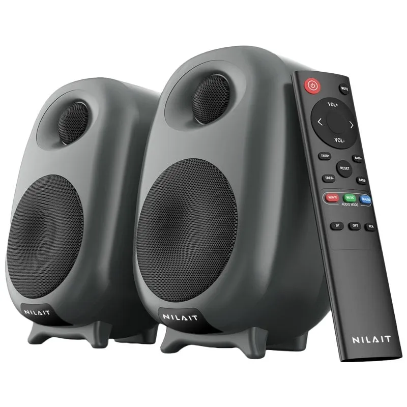Altoparlanti Bluetooth Nilait ACUSTIQ 50W neri - immagine 1