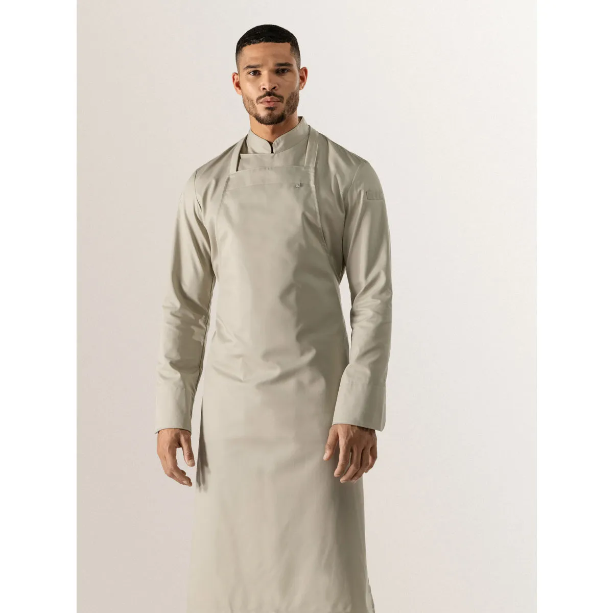 Le Nouveau Chef Grembiule da cucina Denver ; 70x110 cm (LxL); grigio pietra - immagine 1
