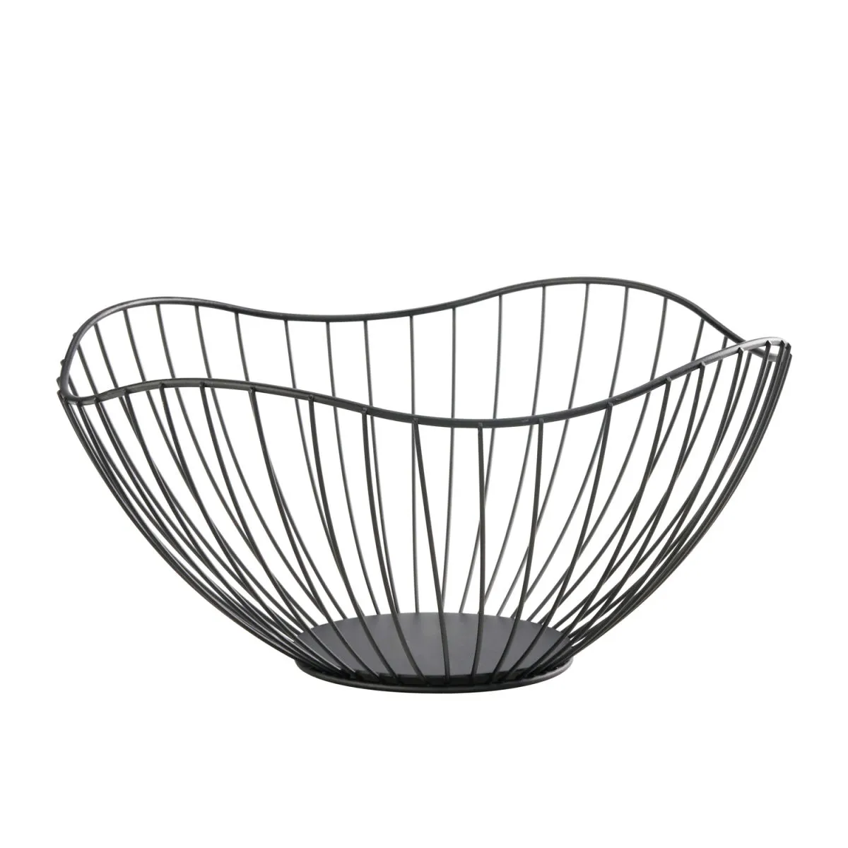 Stalgast Cestino per pane/frutta nero, Ø 270, H. 130 mm; 27x13 cm (ØxH); nero; rotonda - immagine 1