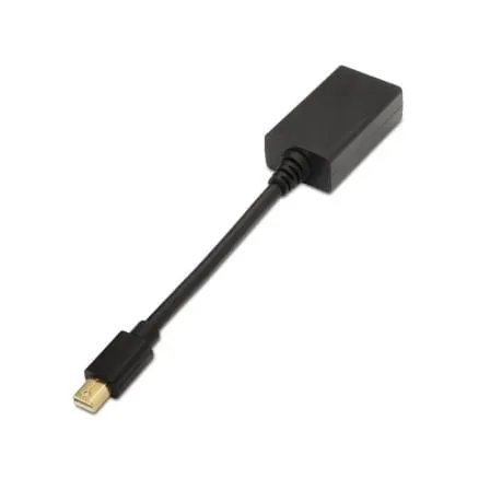 AISENS A125-0137 Convertitore da Mini DisplayPort a HDMI 0,15 m Nero - immagine 1