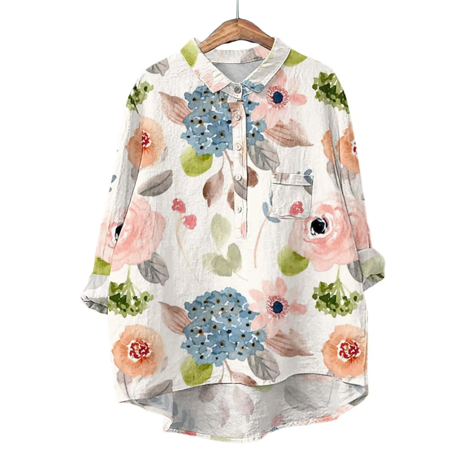 Offerte+Lampo+del+Giorno Giacca Donna Primavera Elegante Blusa Donna Lunga Giacca Primaverile Donna Maglia Camicia Medievale Donna Camicia Slim Fit Donna Elasticizzata Tessuto Cotone Prime Deals - immagine 2