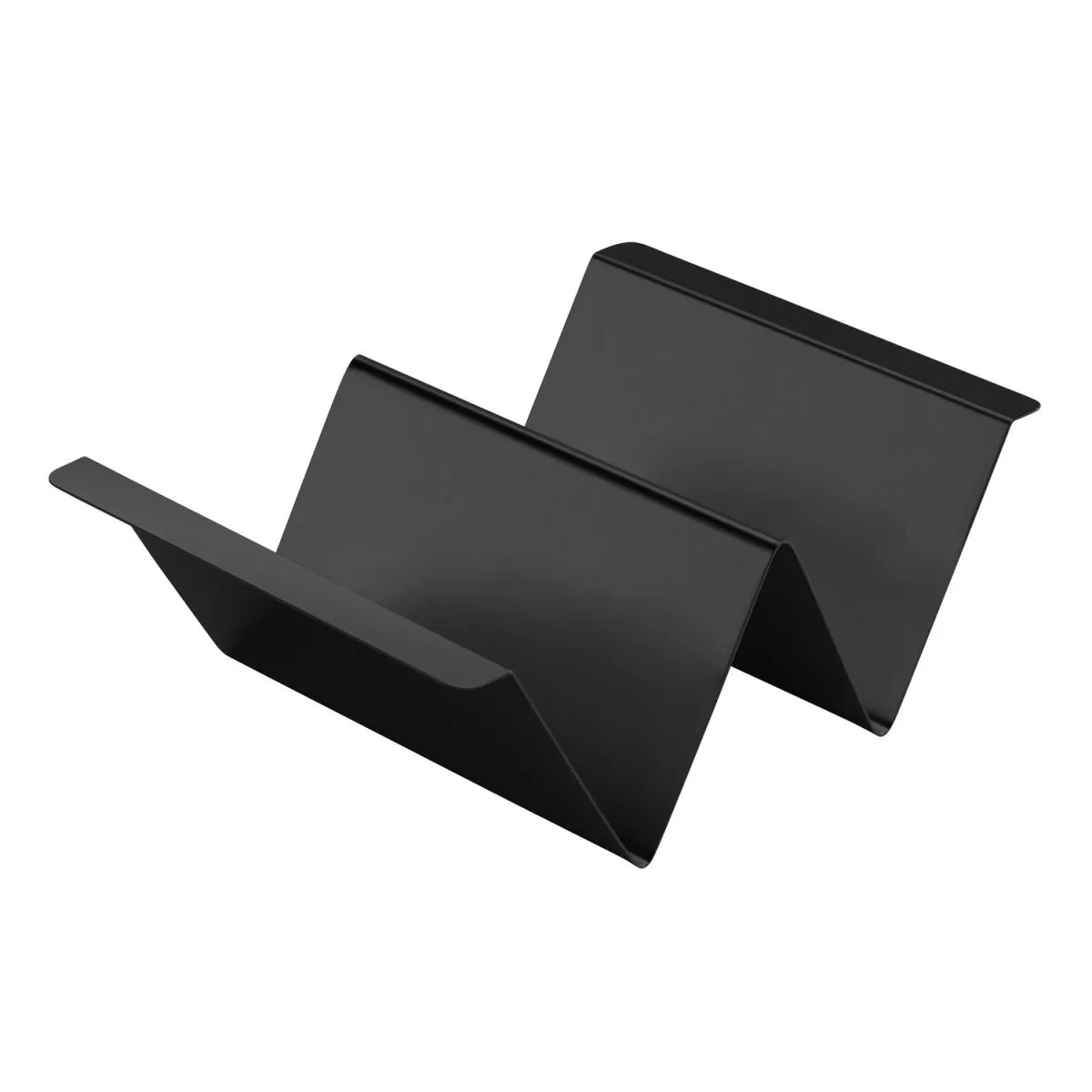 Stalgast Porta tacos in metallo, due scomparti; 15x5 cm (LxH); nero; rettangolare - immagine 1
