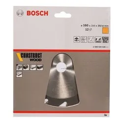 Lama a disco sega circolare (160mm) 12 denti CONSTRUCT WOOD 2608640630 - immagine 1