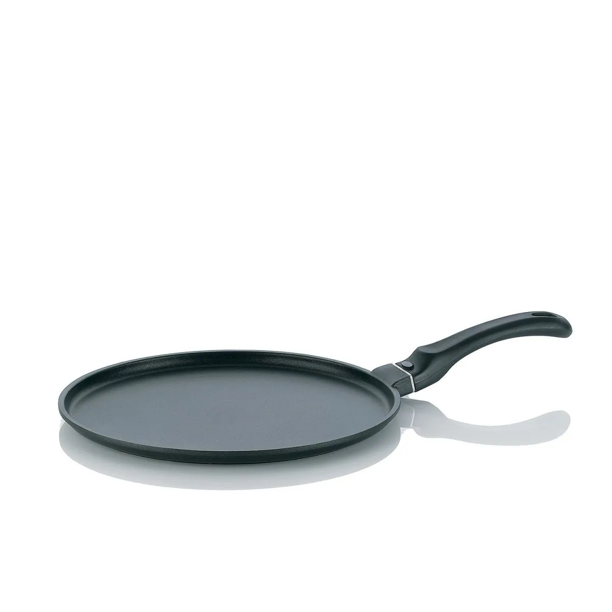 kela Padella per crêpes Kerros in alluminio pressofuso; 47x28x1.5 cm (LxØxH); nero; rotonda - immagine 1