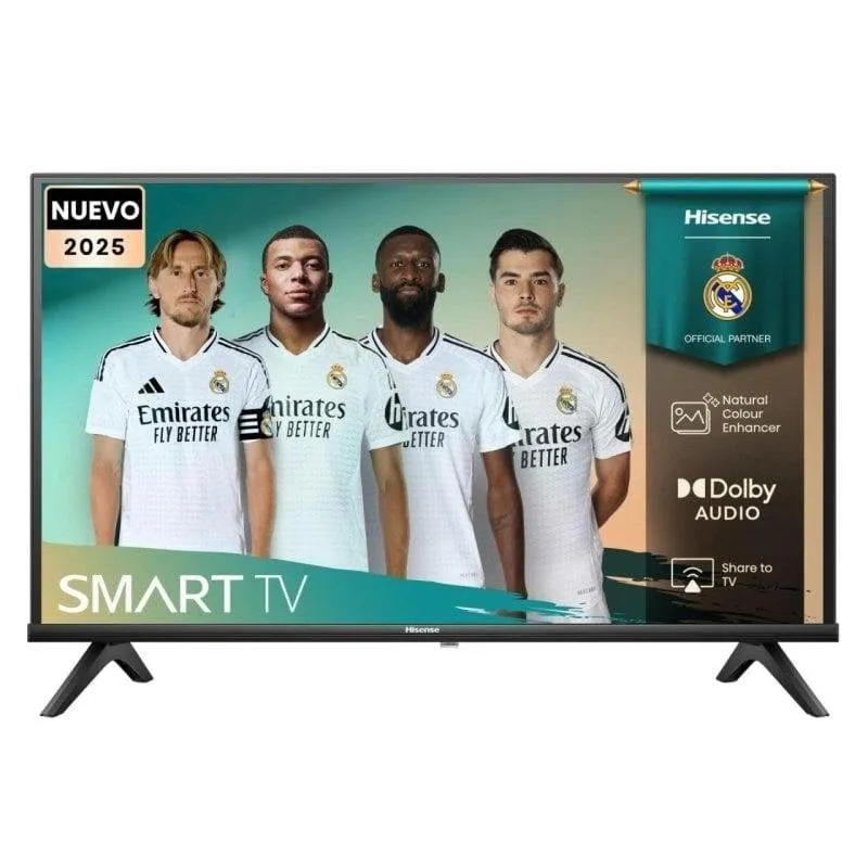 TV Hisense LED 32A4Q 32" HD 60Hz Smart TV VIDAA HDR Dolby DTS HD Design Frameless - immagine 1