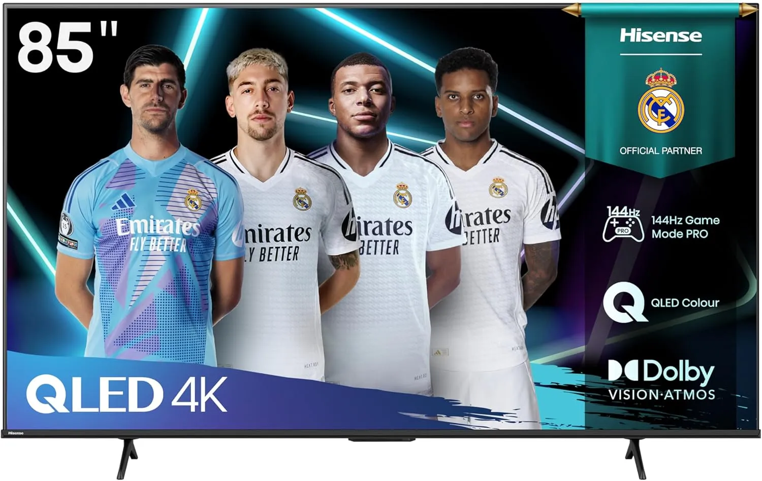 Hisense QLED 85E7Q Pro 85″ 4K Gaming 144Hz AMD Freesync Premium Dolby Vision Atmos - immagine 1