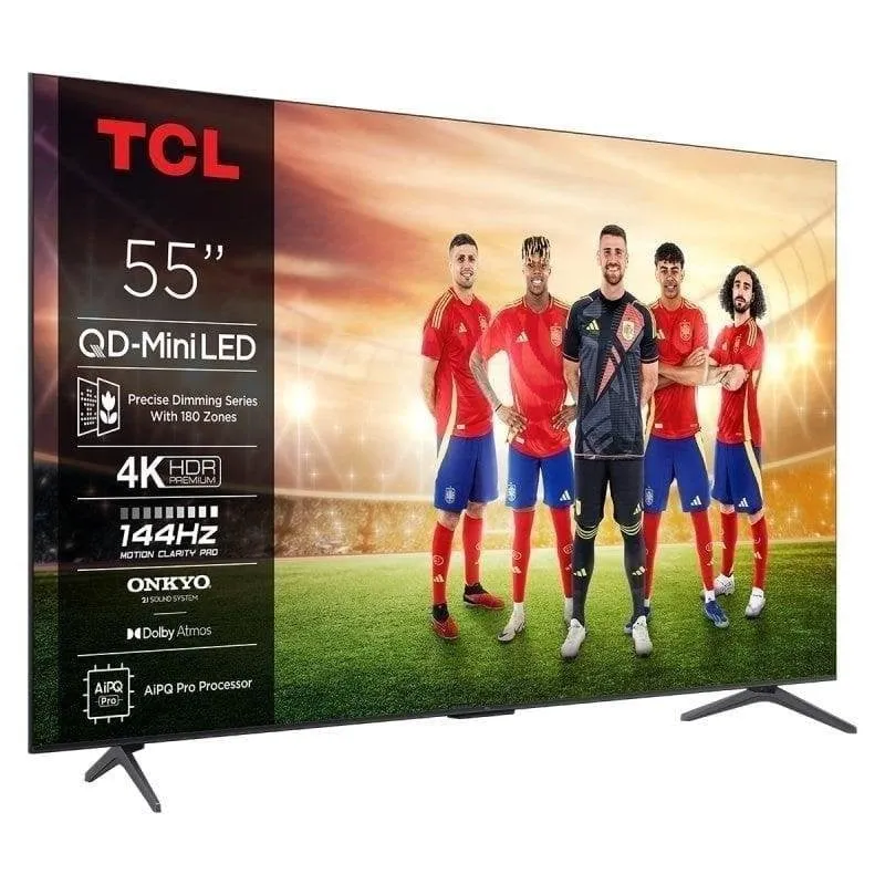 TV TCL QD Mini LED 55C6K 55" 4K UltraHD 144Hz Smart TV Google TV HDR10+ Dolby Vision - immagine 1