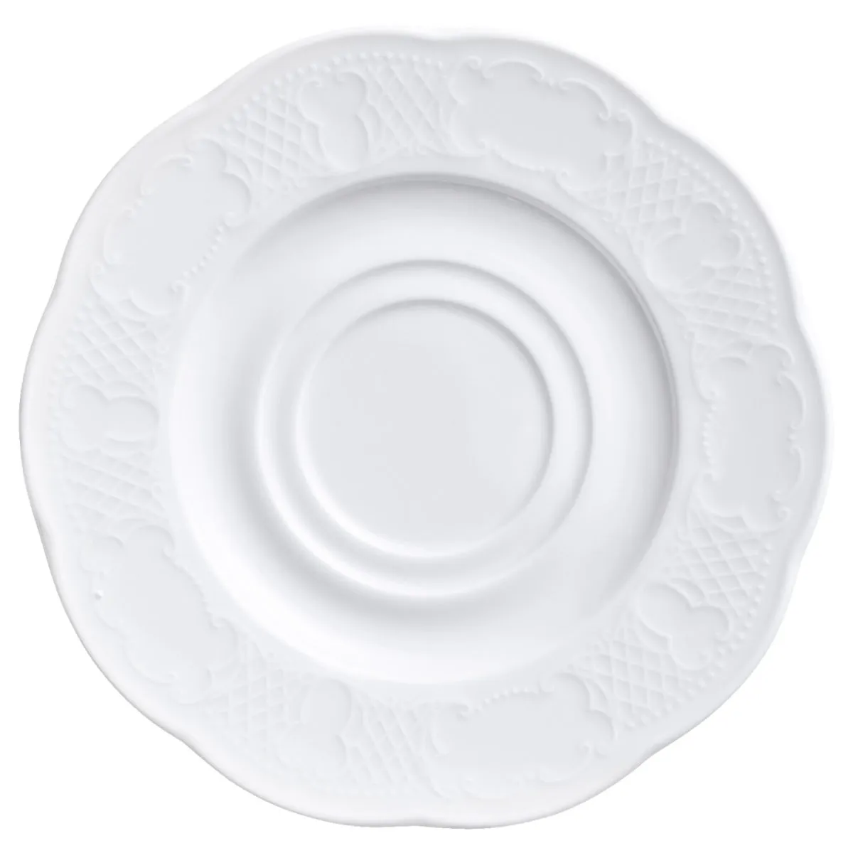 6x VEGA Piattino cappuccinio/consommè Minuett; 17 cm (Ø); bianco; rotonda; 6 pz. / Pacco - immagine 1