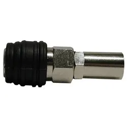 Attacco F rapido a sfera con portagomma ( per tubi D. 8 × 17 mm ) 10707S - immagine 1