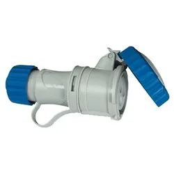 Presa elettrica 2P+T 16A (CEE IP67) per cavo assiale ARGO Blu e Bianco 71140 - immagine 1