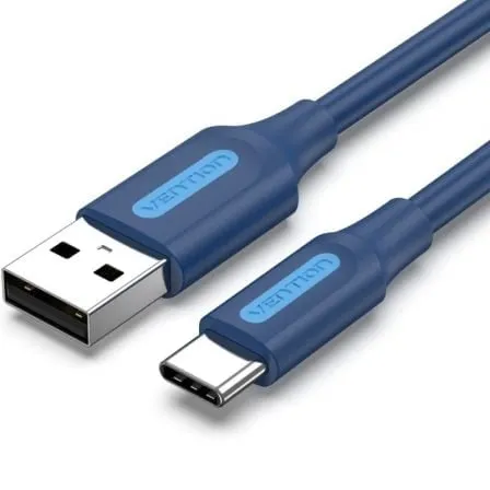 VENTION COKLF Cavo USB USB 2.0 Tipo-C 3A/60W/480Mbps/1m Blu Navy - immagine 1