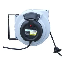 Avvolgicavo elettrico (15m; H05VV-F 3x1,5 mmq) Autorientrante Grigio 14952 - immagine 1