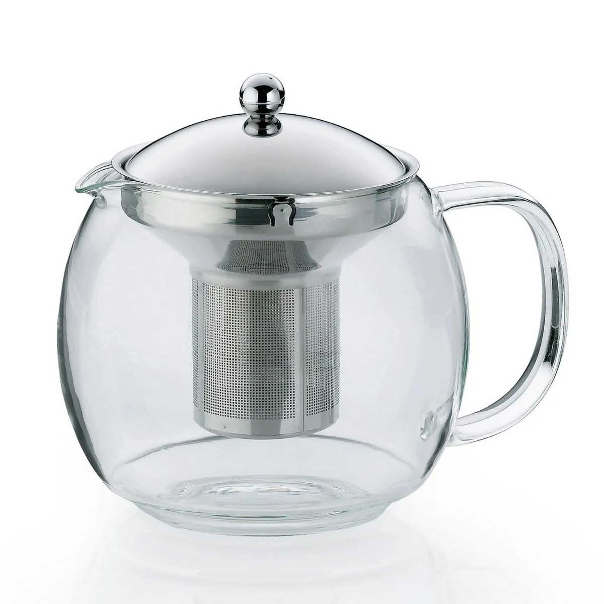 kela Teiera Cylon in vetro; 16.5 cm (H); trasparente; rotonda - immagine 1
