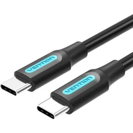 Cavo USB-C Vention COSBD 60W/480Mbps 0,5m PVC TPE nero - immagine 1