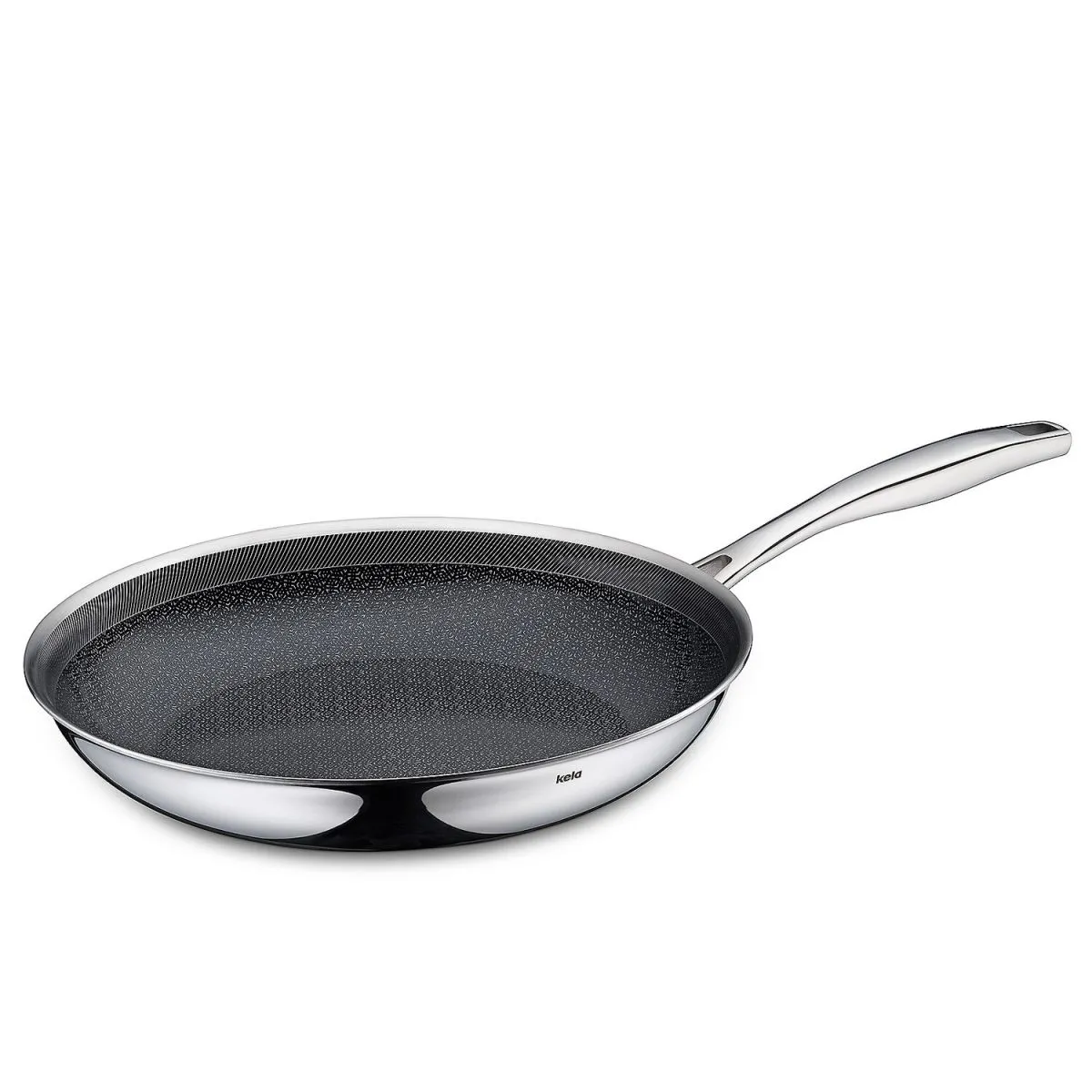 kela Padella Flavoria in acciaio inox 18/10 con struttura a nido d'ape; 28x5 cm (ØxH); argento; rotonda - immagine 1
