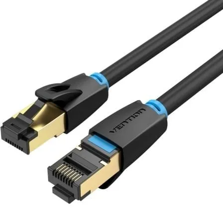 Cavo di rete Vention IKABI Cat.8 3m SFTP RJ45 40Gbps 2000MHz Nero - immagine 1