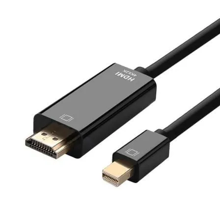 Cavo convertitore da Mini DisplayPort a HDMI AISENS A125-0361, 2 m, 4K a 30 Hz, nero - immagine 1