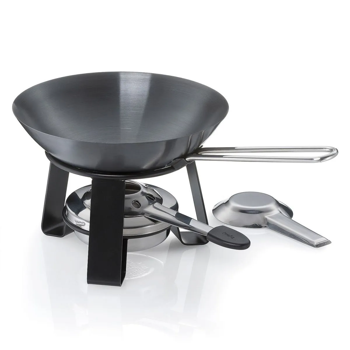 kela Mini wok Joy in acciaio nero; 15 cm (H); nero; rotonda - immagine 1