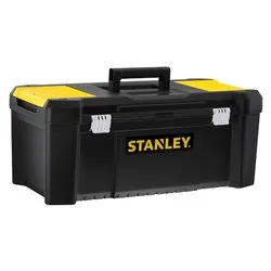 Cassetta per attrezzi materiale plastico (66,5x28x33,5cm) ESSENTIAL Nero e Giallo STST829761 - immagine 1