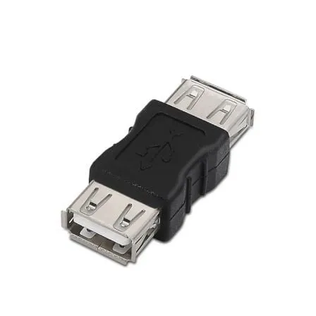Adattatore USB 2.0 femmina-femmina Aisens A103-0037 Nero RoHS - immagine 1