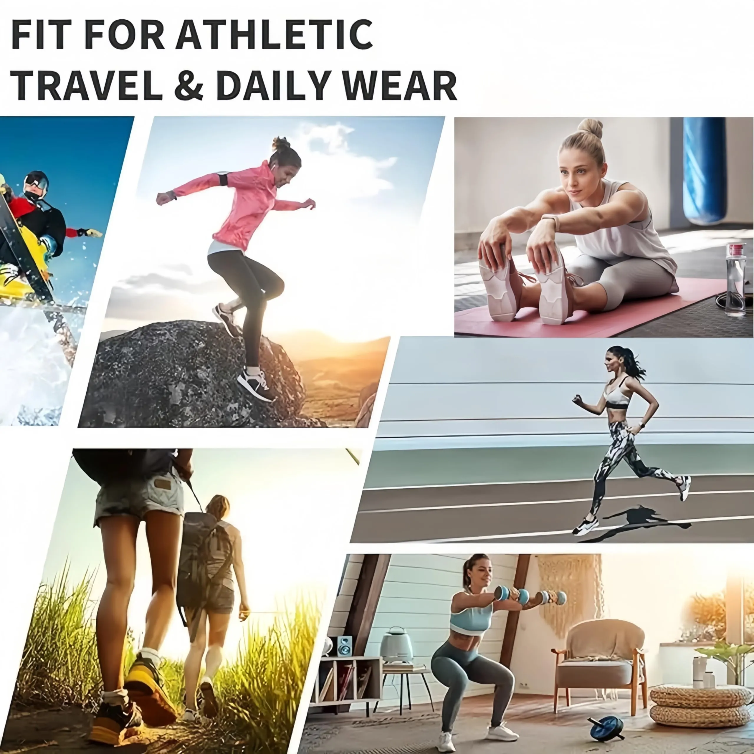 DOLAFO Calzini Con Dita Separate Donna Sportivi alla Caviglia Calzini Cinque Dita Imbottiti Anti-Vesciche Allenamento Socks Traspirante - 6 Paia (IT, Numero, 35, 40, Regular, Regular, Multicolore 2) - immagine 7
