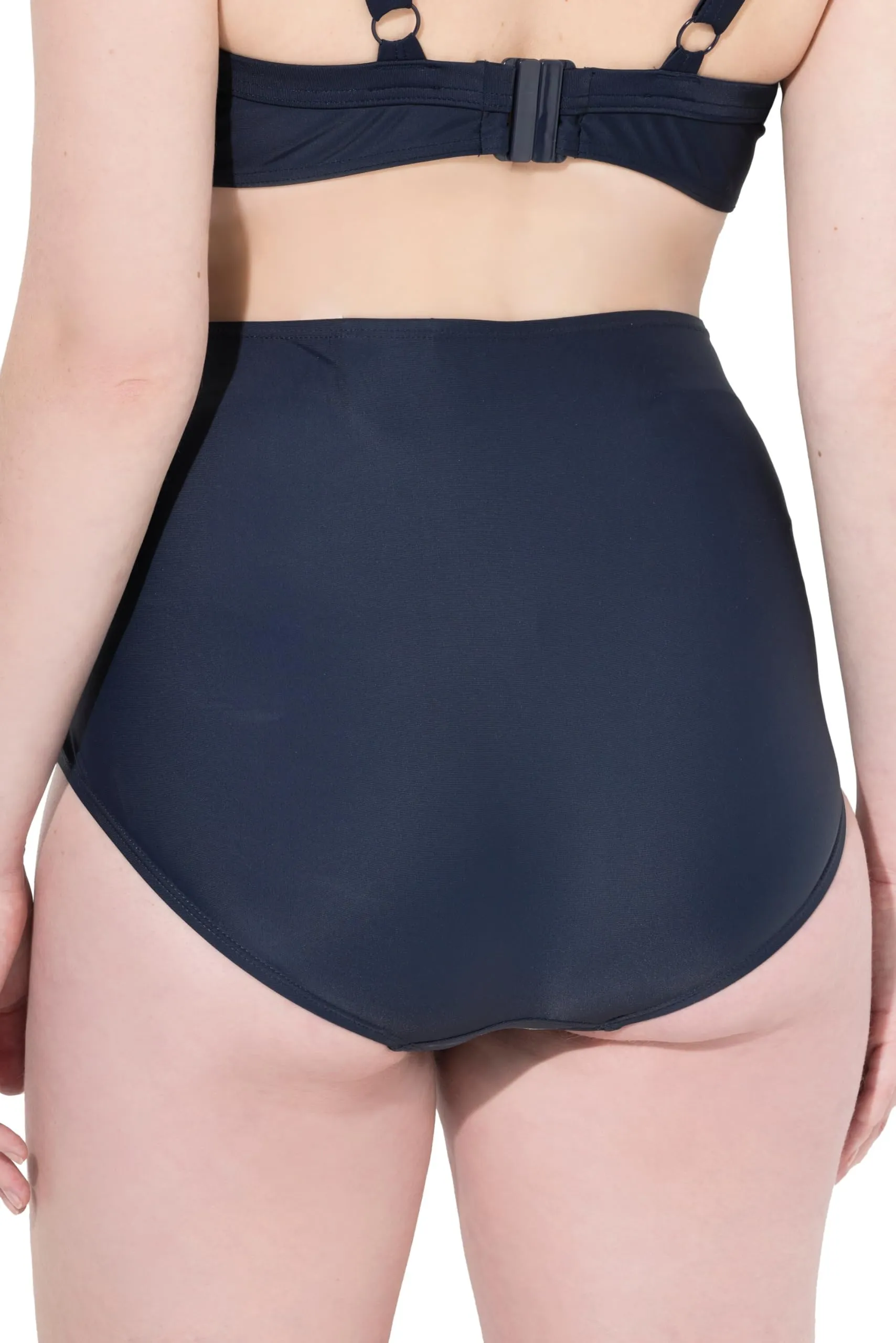 Ulla Popken Donna Slip Bikini Blu Notte Scuro 50+ - immagine 2