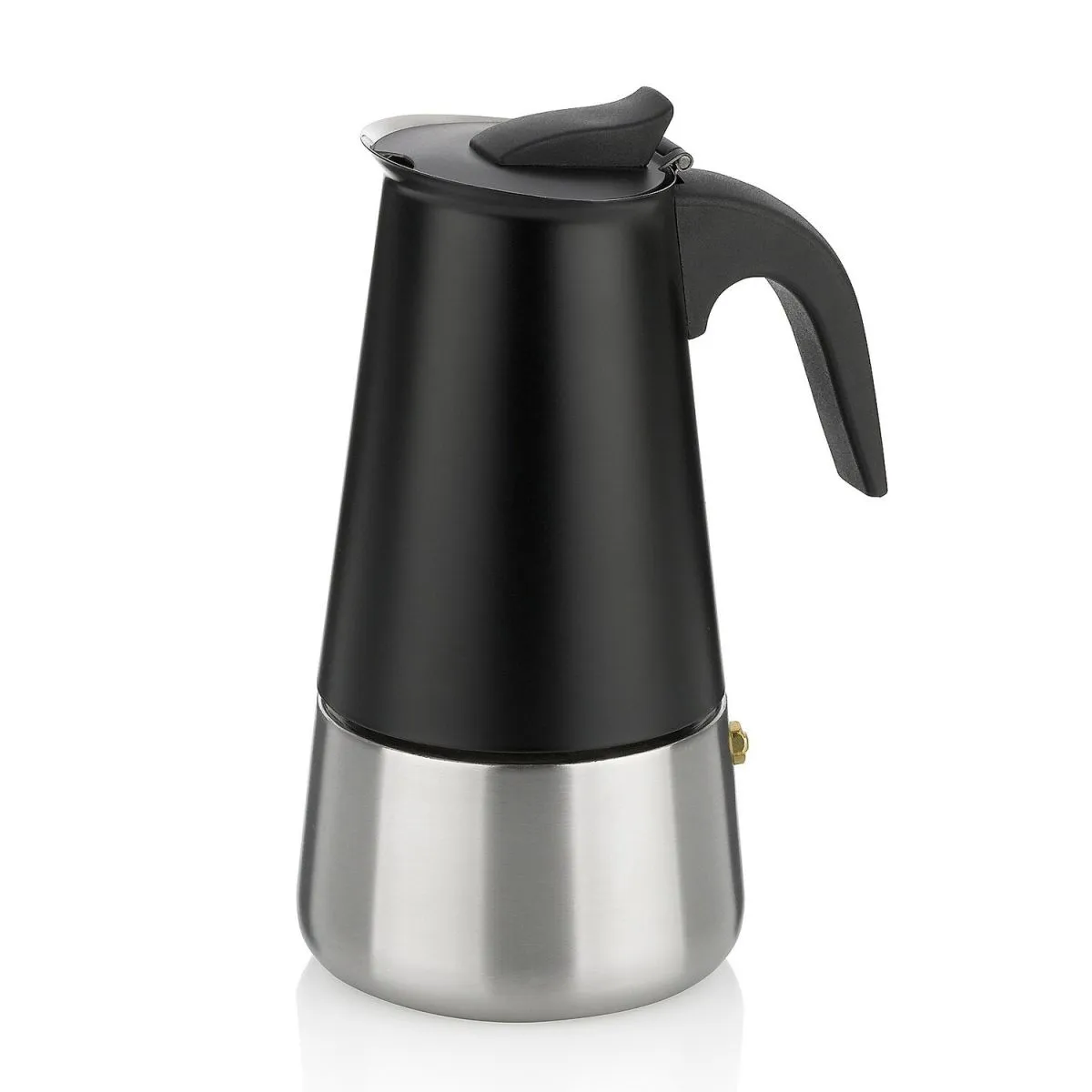 kela Caffettiera Ferrara in acciaio inox; 19.5 cm (H); nero - immagine 1