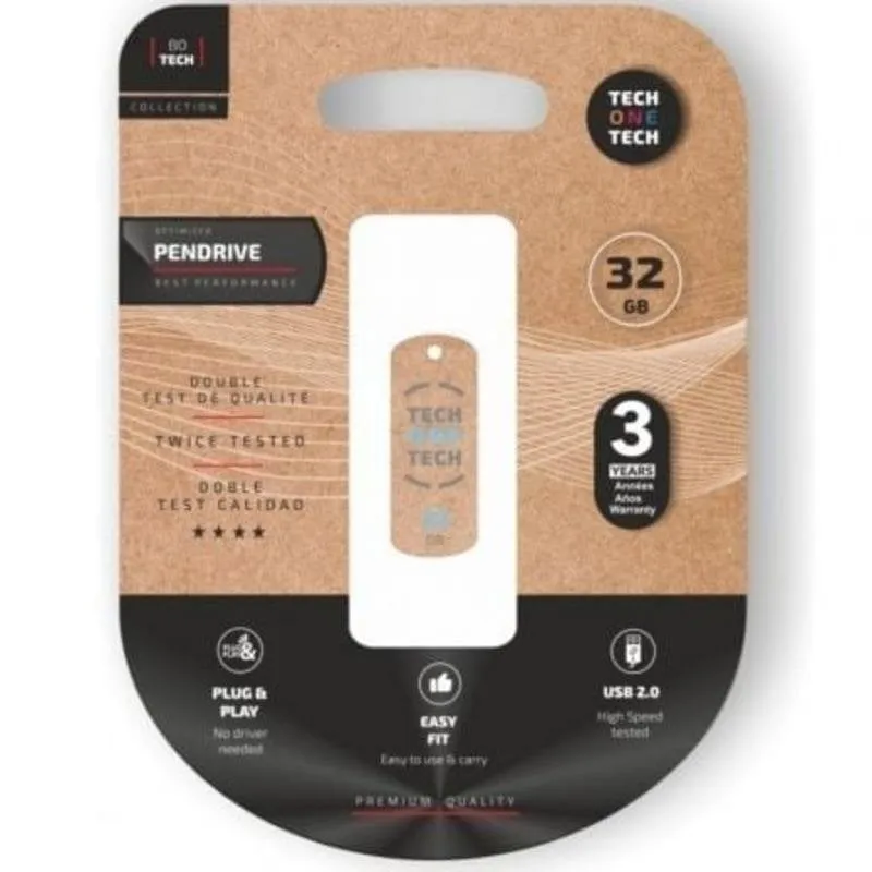 Penna USB Tech One Tech Pro Smart Clip 32GB USB 2.0 leggera e resistente - immagine 1