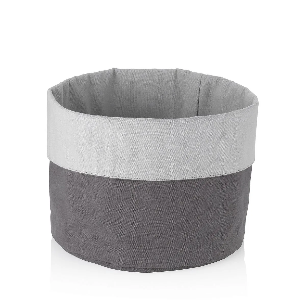 kela Cestino per il pane Tia 100% cotone; 23 cm (H); grafite; rotonda - immagine 1
