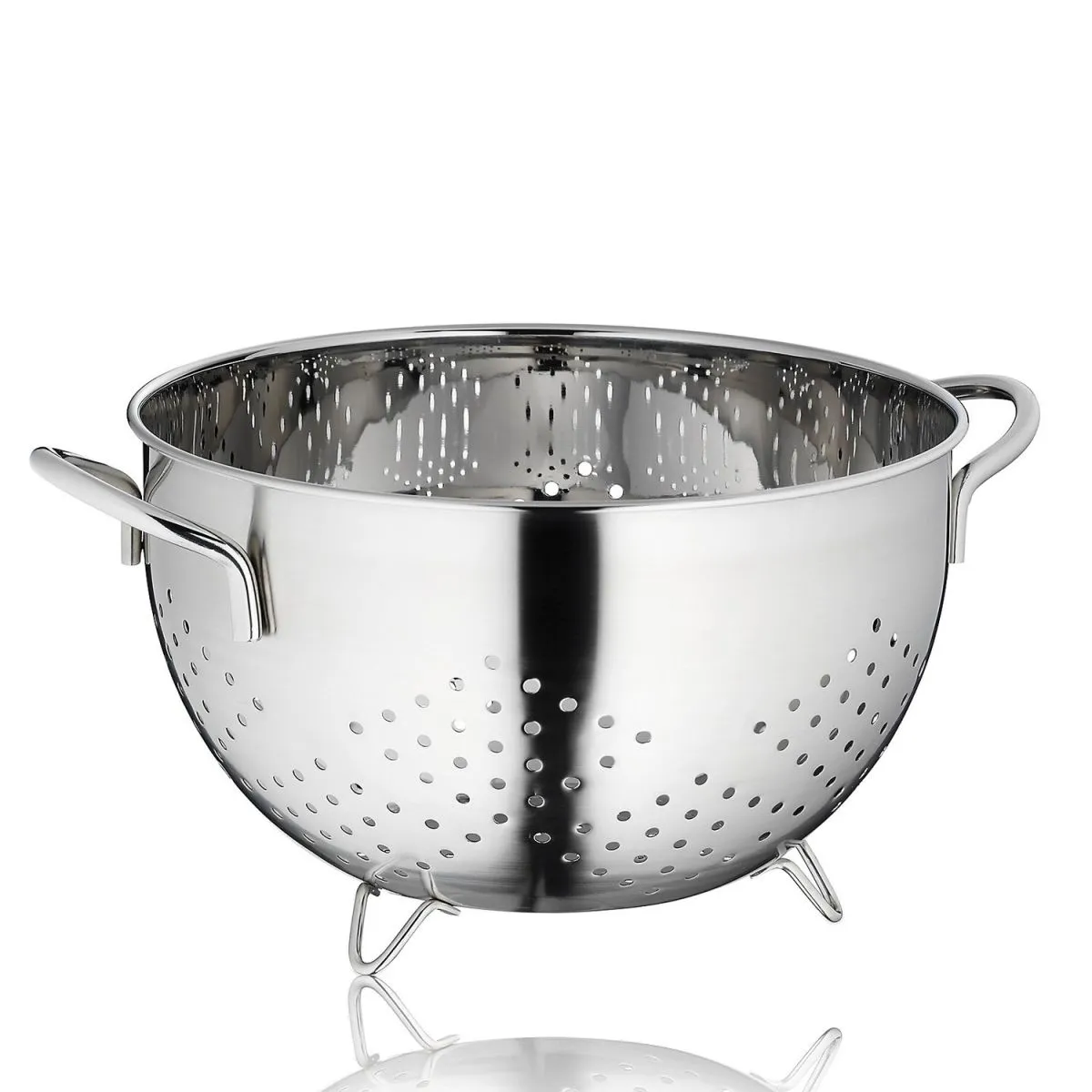 kela Scolapasta da cucina Athos in acciaio inox 18/10; 24x32.5x15.5 cm (ØxLxH); argento; rotonda - immagine 1