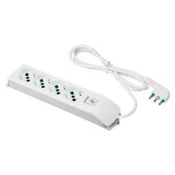 Multipresa tavolo con interruttore 4P 10/16A FIDO Bianco 410100 - immagine 1