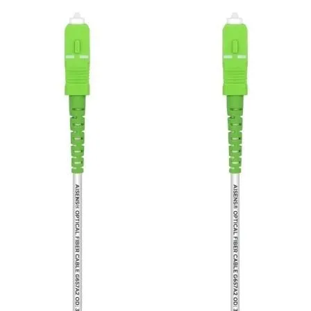 Cavo in fibra ottica AISENS A152-0498 SC/APC-SC/APC 10 m G657A2 monomodale bianco LSZH - immagine 1