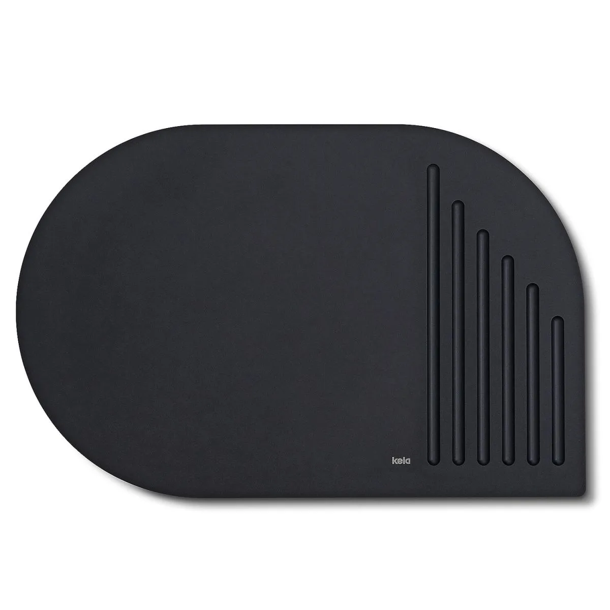 kela Tagliere e vassoio da portata Nobel 80% cellulosa, 20% resina fenolica; 35x23x0.6 cm (LxLxH); nero - immagine 1