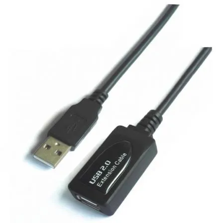 Cavo di prolunga USB 2.0 AISENS da 5,0 m con amplificatore chipset avanzato, nero - immagine 1