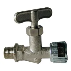 Rubinetto linea con dado capettato ( filettato M 3/8" ) 12011 - immagine 1