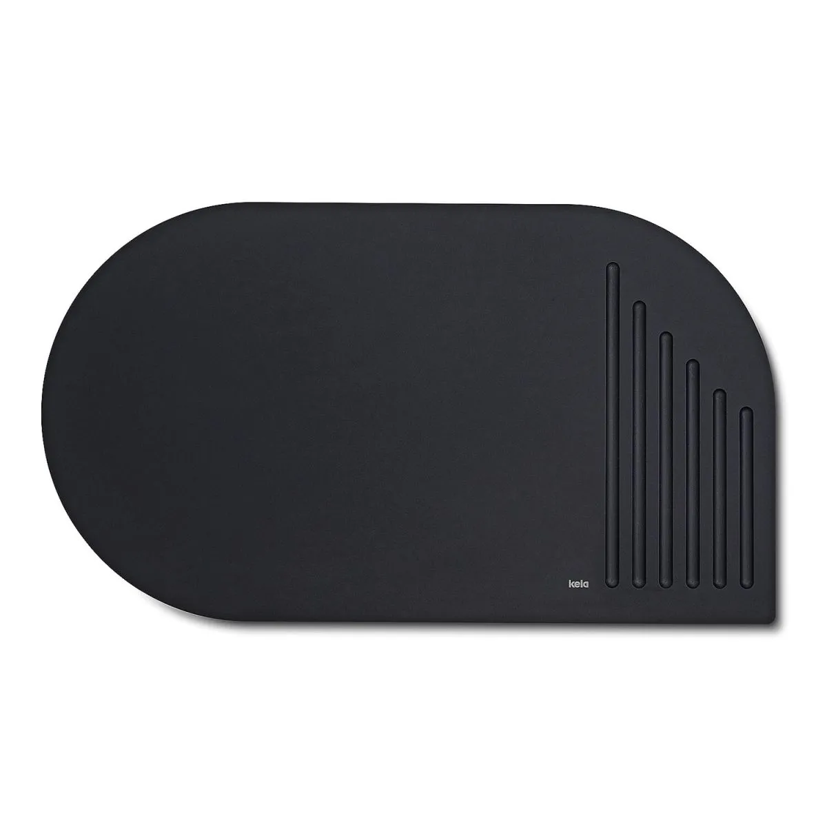 kela Tagliere e vassoio da portata Nobel 80% cellulosa, 20% resina fenolica; 42x24x0.6 cm (LxLxH); nero - immagine 1