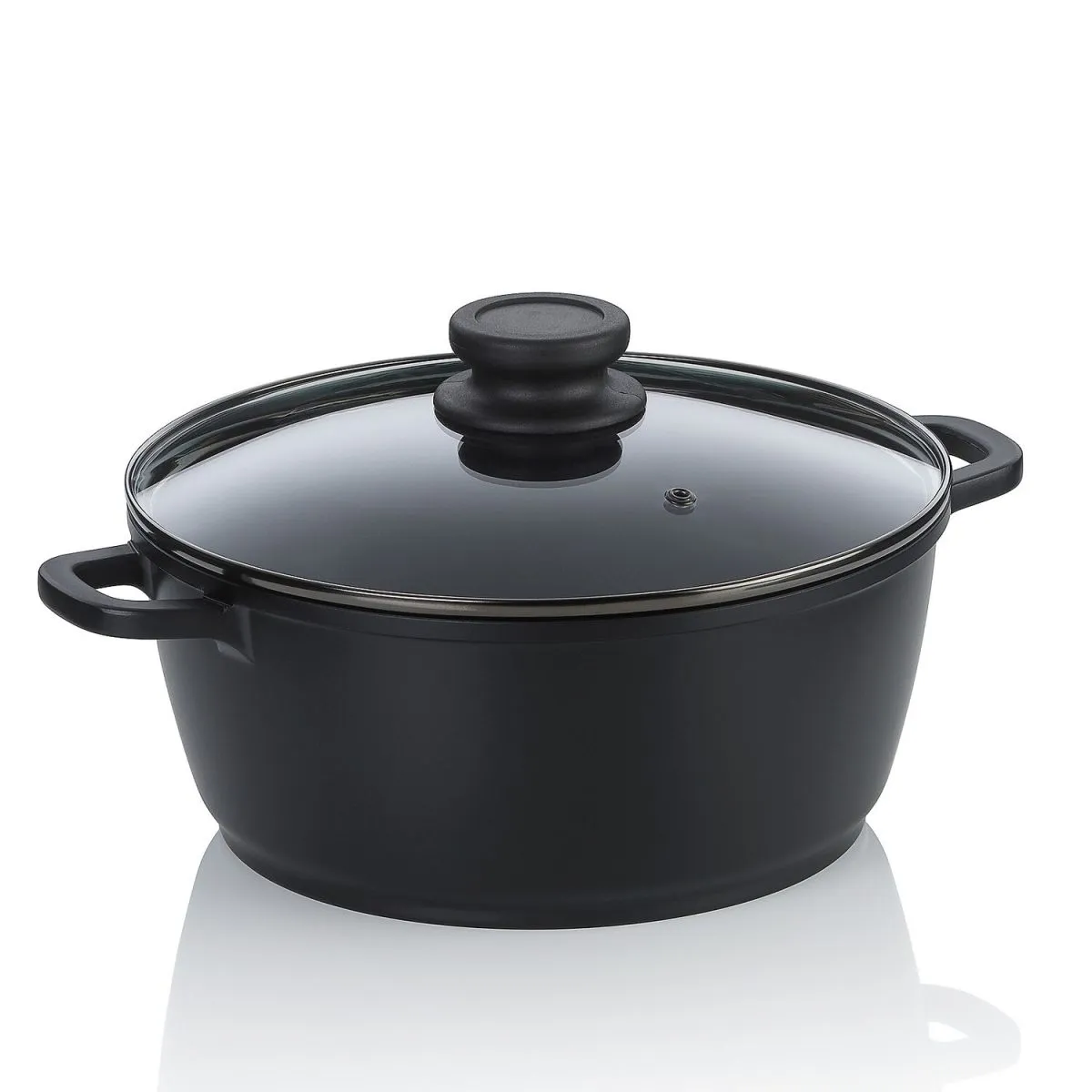 kela Pentola per carne Atura in alluminio pressofuso; 3.2 l, 24x10.5 cm (ØxH); nero; rotonda - immagine 1