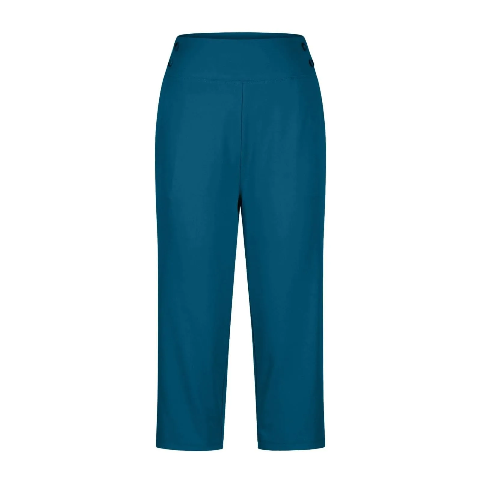 Pinocchietto Donna Estivo Pantalone Estivi Leggeri Eleganti Pinocchietti Cropped Da Donna Sportivi Bermuda Capri Di Lino Spiaggia Pantaloni Della Tuta a Gamba Larga Pantaloncini Casual Taglie Forti - immagine 5