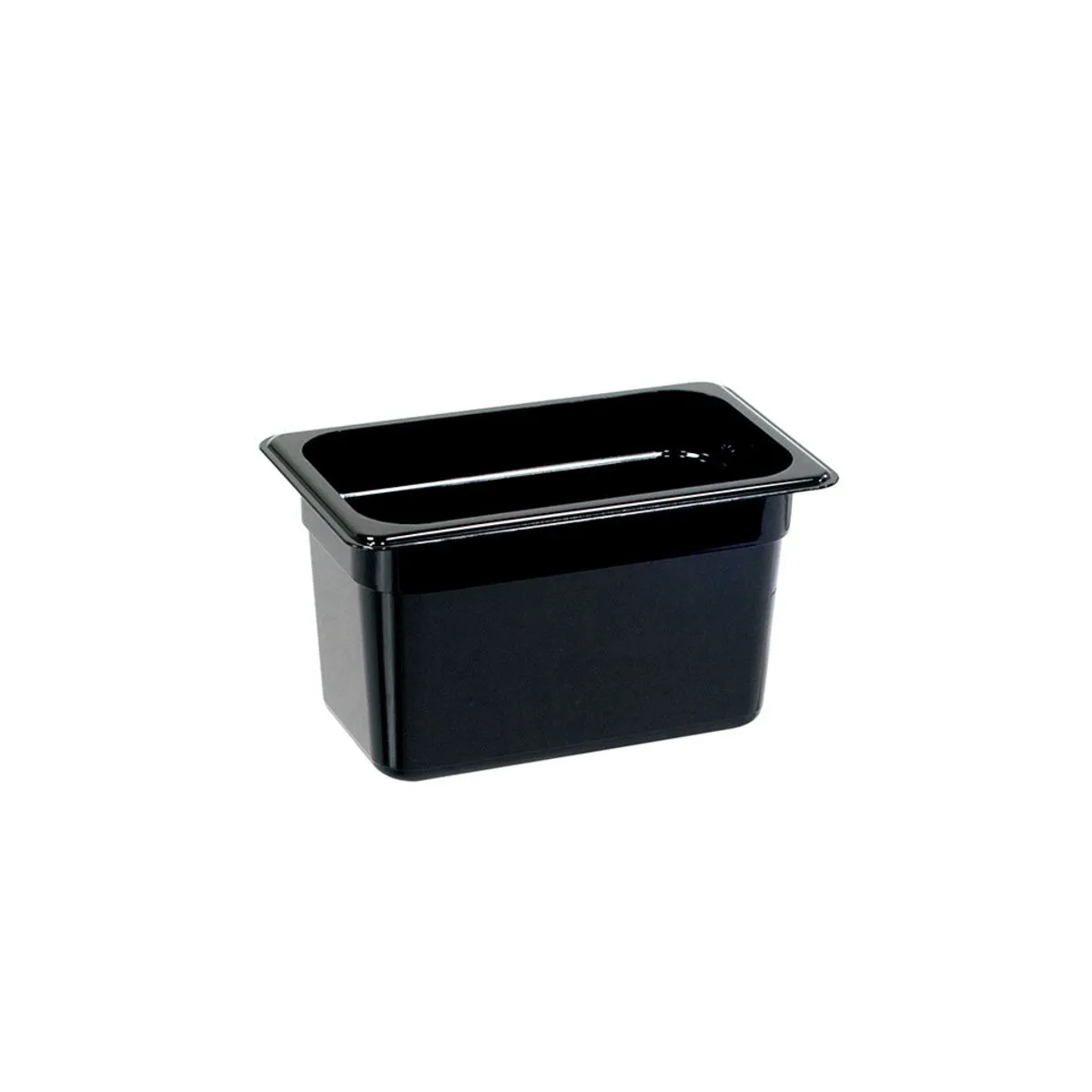 Stalgast Contenitori Gastronorm serie Buffet, nero, gastronorm 1/4, H 100 mm; GN 1/4, 0.0036 l, 26.5x16.2 cm (LxP); nero - immagine 1