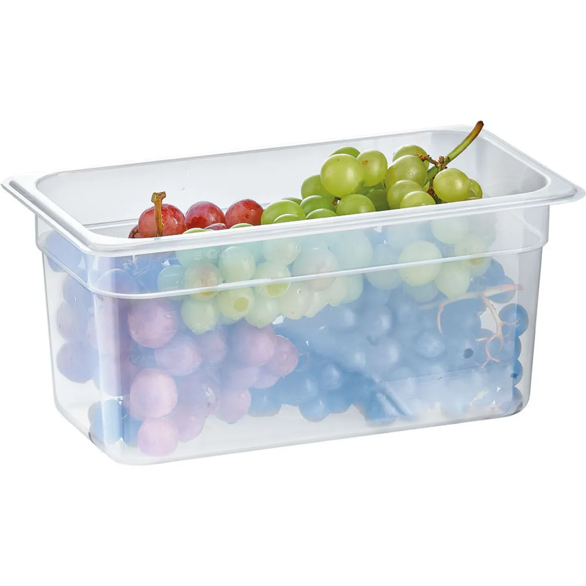 Stalgast Contenitori gastronorm serie Buffet di Stalgast, GN 1/3 polipropilene; GN 1/3, 0.0057 l, 17.6x32.5 cm (LxP); trasparente - immagine 1
