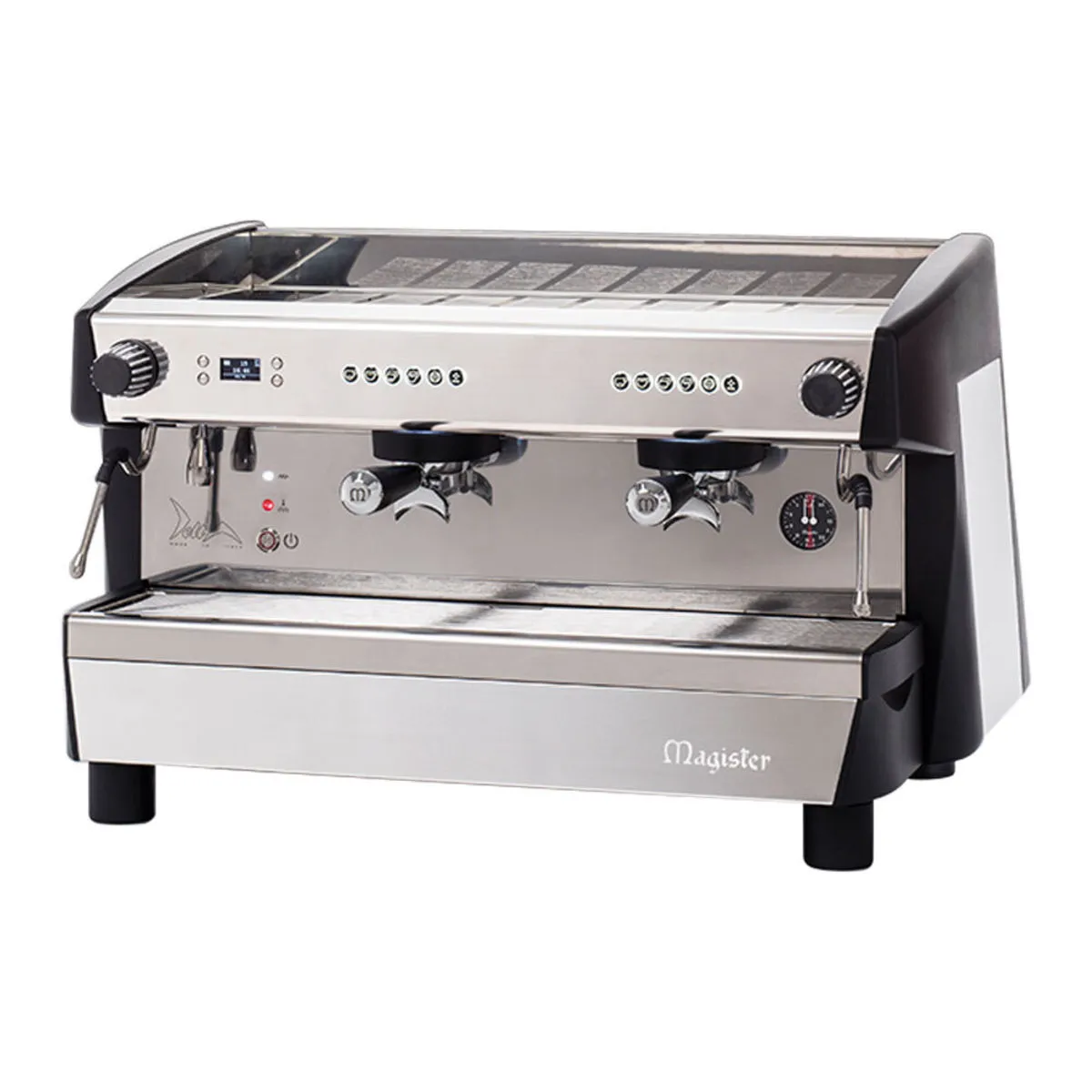 magister Macchina da caffè professionale portafiltro, 2 gruppi, automatica, DELTA, 4,5 kW; 81.3x49.4x56.1 cm (LxHxP); argento - immagine 1