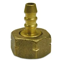 Raccordo gas GPL per tubi 8x13 mm ( 1/2"F ) Ottonato I410 - immagine 1
