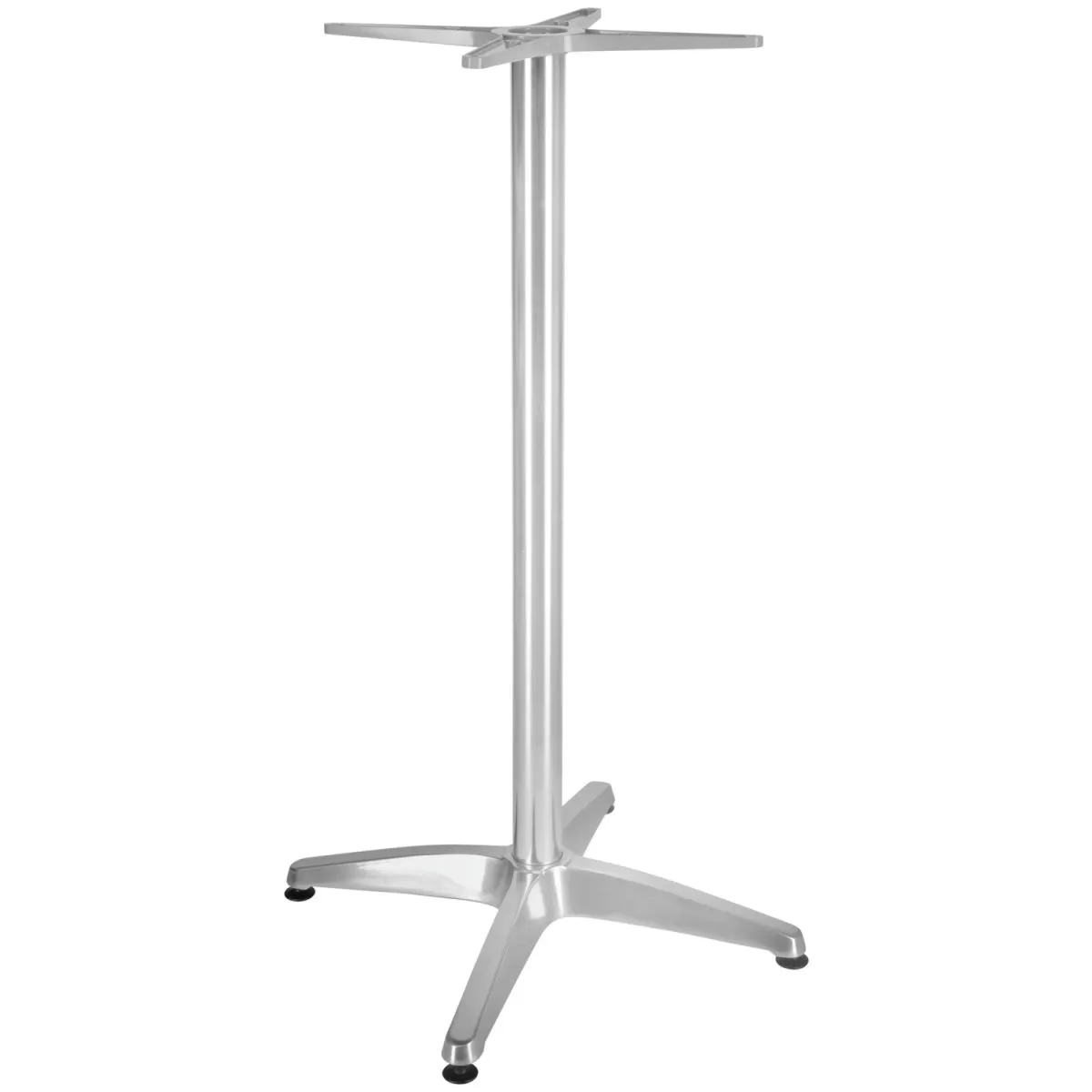 PULSIVA Base tavolo alta Past alluminio; 66x66x108 cm (LxLxH); argento - immagine 1